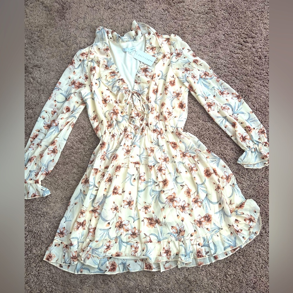 Baltic Born chiffon ruffle dress